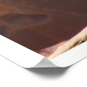 White Mule, Petra, Jordan Poster (Ecke)