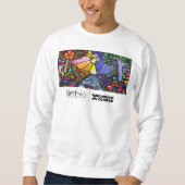 White Mural Crew Sweatshirt (Vorderseite)