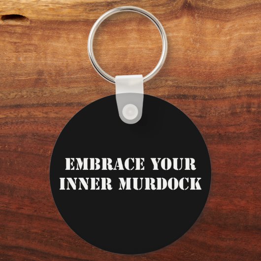 White Murdock Schlüsselanhänger (Vorderseite)