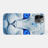White Mystical Cat Ethereal AI Art Case-Mate iPhone Hülle (Rückseite (Horizontal))