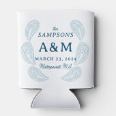 White n Blue Oyster Wedelname Date and Location Dosenkühler (Rückseite)