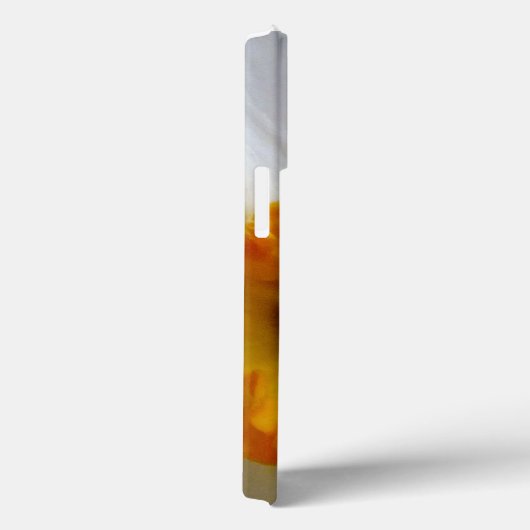 White N Orange Daffodil Personalisiert Case-Mate iPhone Hülle (Rückseite / Rechts)