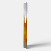 White N Orange Daffodil Personalisiert iPad Case (Rückseite / Rechts)