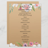 White Narcissus über das Champagner Gold Wedding P Programm (Vorne/Hinten)