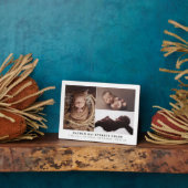 White Neutral Baby Foto Collage New Baby Fotoplatte (Seite)