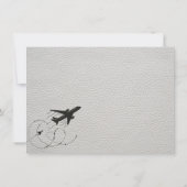 White New York City Passport Dankeskarte (Rückseite)