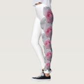 White New York Staat Blume (The Rose) Leggings (Links)