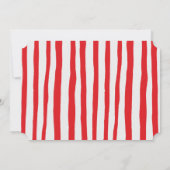 White Ninja Krieger Kampfkünste Geburtstags-Foto Einladung (Rückseite)