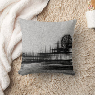 White Noise Santa Monica Pier Kissen
