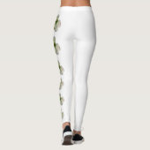 White North Carolina Staat Blume Dogwood Leggings (Rückseite)