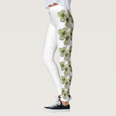 White North Carolina Staat Blume Dogwood Leggings (Links)