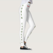 White North Carolina Staat Blume Dogwood Leggings (Rechts)