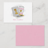 White-Notebook der ersten Klasse Danke Mitteilungskarte (Vorne/Hinten)