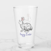 White Oaster Bunny Glas (Vorderseite)