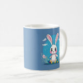 White Oaster Bunny Kaffeetasse (VorderseiteRechts)