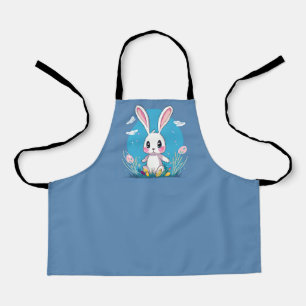 White Oaster Bunny Schürze