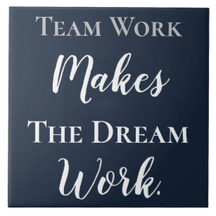 Teamwork Macht Die Traumarbeit Geschenke Zazzle De