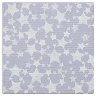 White on Dusty Lila   Muster für Linoldruckstars Stoff