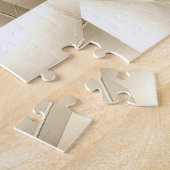 White on White Abstrakt Jigsaw Puzzle (Seite)