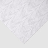 White on White Art Deco Embossed Look Tissue Paper Seidenpapier (Detail)