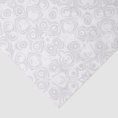 White on White Minimal Mandala Muster Seidenpapier (Detail)