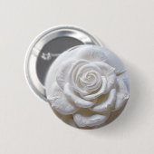 White on White - Skulptur Rose Button (Vorne & Hinten)
