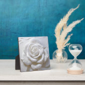 White on White - Skulptur Rose Fotoplatte (InSitu)