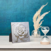 White on White - Skulptur Rose Fotoplatte (InSitu)