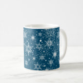 White openwork snowflakes kaffeetasse (VorderseiteRechts)