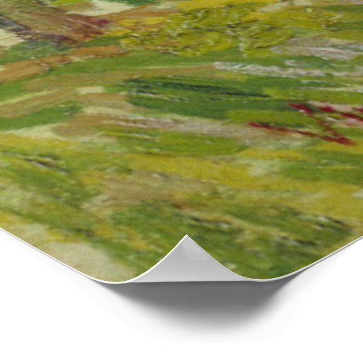 White Orchard von Vincent Van Gogh Poster (Ecke)