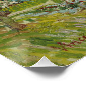 White Orchard von Vincent Van Gogh Poster (Ecke)