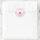 White Orchid Favor Stickers (Tasche)