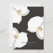 White Orchid Final Fling vor der Einladung (Rückseite)