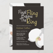 White Orchid Final Fling vor der Einladung (Vorne/Hinten)