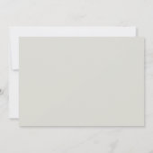 White Orchid Floral 75th Birthday Party Einladung (Rückseite)