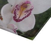 White Orchid I Beautiful Tropical Blume Schneidebrett (Ecke)