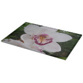 White Orchid I Beautiful Tropical Blume Schneidebrett (Ecke)