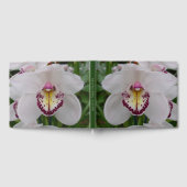 White Orchid II Elegant Floral Gästebuch (Voll)