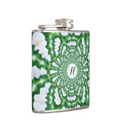 White Orchid Mandala Flachmann (Rechts)