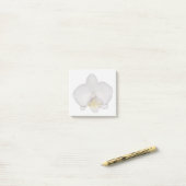 White Orchid Sticky Notes Post-it Klebezettel (Auf Schreibtisch)