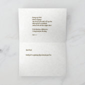 White Orchid Sympathy Card Karte (Innenseite)