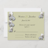 White Orchid UAWG 5.5x4.25 Einladung (Vorderseite)