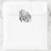 White Orchid Wedding Umschlag Aufkleber (Tasche)