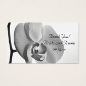 White Orchid Wedding Vielen Dank für Ihre Gefallen (Vorderseite)