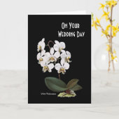 White Orchids Pierre-Joseph Redoute Karte (Gelbe Blume)