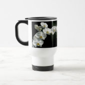 White Orchids Travel Mug Reisebecher (Links)