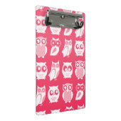 White Owls Mini-Zwischenablage Mini Klemmbrett (Schrägansicht)