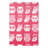 White Owls Mini-Zwischenablage Mini Klemmbrett (Rückseite)