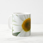 White Oxeye Daisy - Leucanthemum vulgare Kaffeetasse (Vorderseite Links)