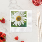 White Oxeye Daisy - Leucanthemum vulgare Serviette (Beispiel)